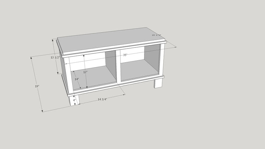 Custom King size bed with pull outs and storage area 3D Warehouse