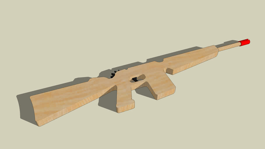 Rubber Band M16 3D Warehouse