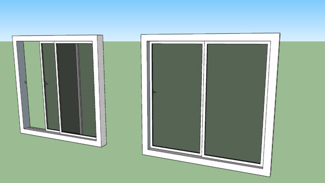 sliding window | 3D Warehouse