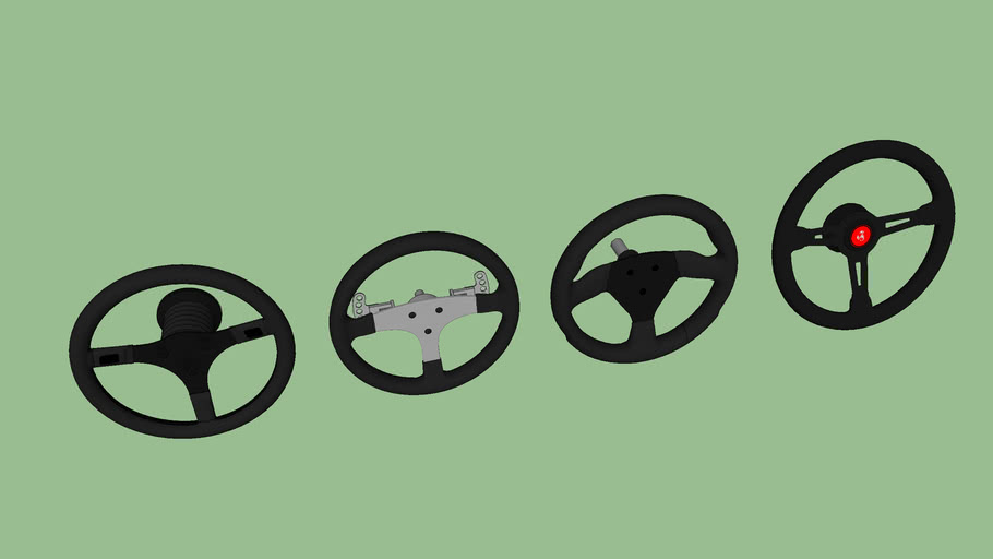 steering wheel volant racing rallye 3D Warehouse