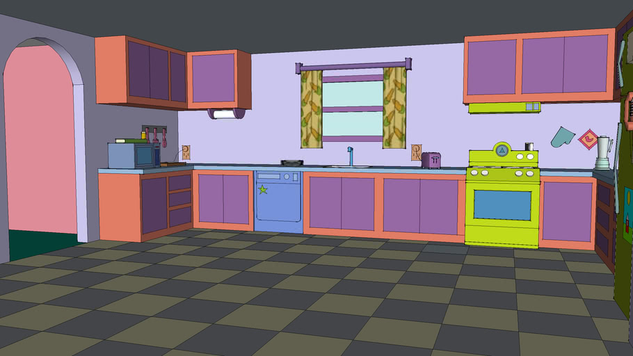 Simpsons' Kitchen 3D Warehouse