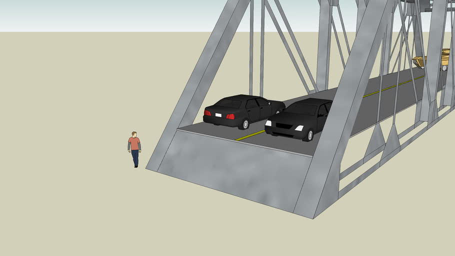 truss bridge 3D Warehouse