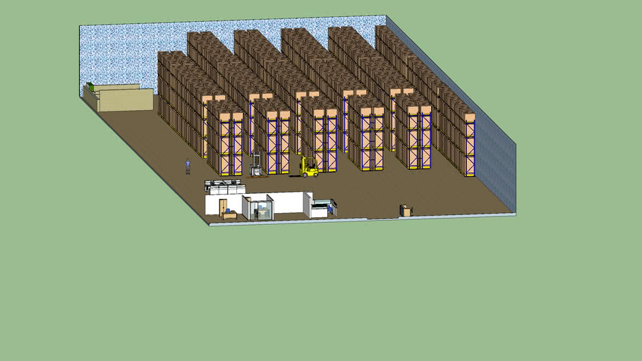 Racking Layout | 3D Warehouse