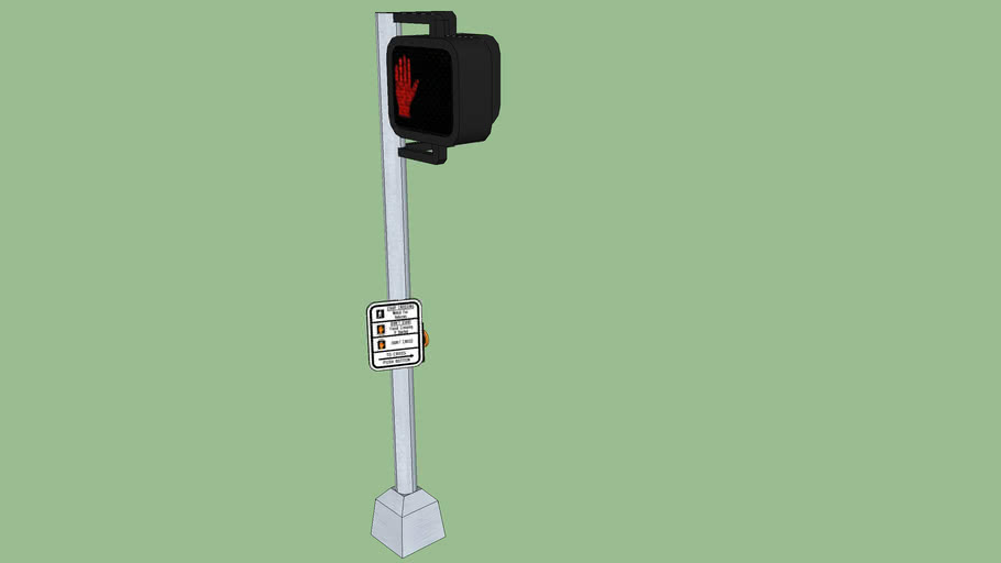 Ped crossing traffic light | 3D Warehouse