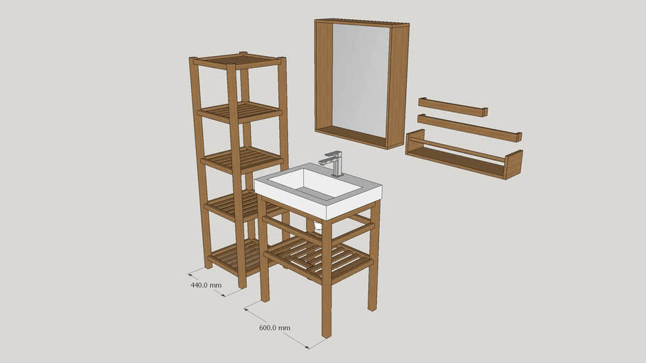 Bathroom_furniture_Sherwood 3D Warehouse