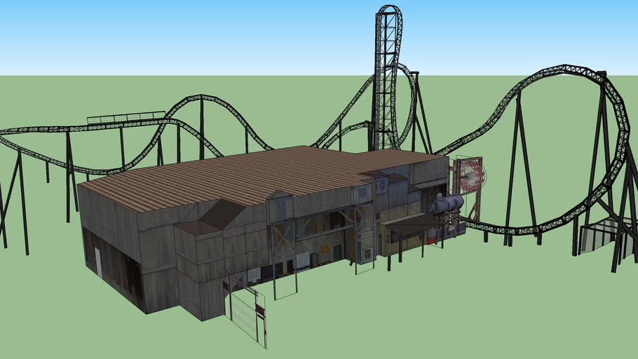 Saw The Ride At Thorpe Park 3d Warehouse - roblox rides