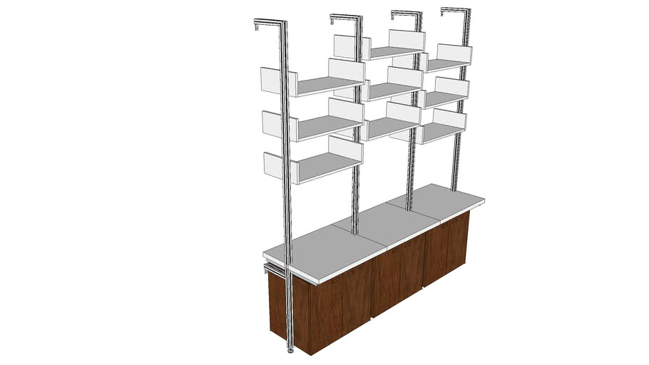 wall shelving systems