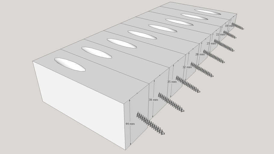 Kreg pocket holes and screws (4 lengths in DC Component Options) SU