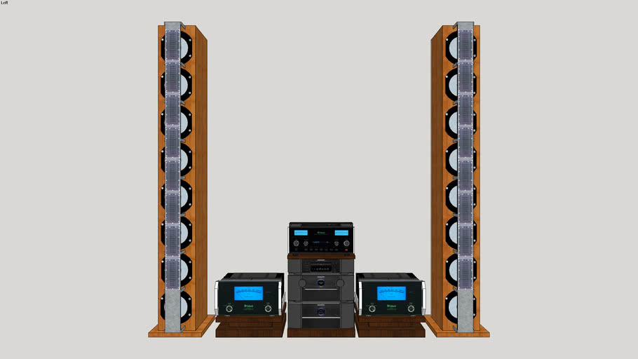 tower stereo system