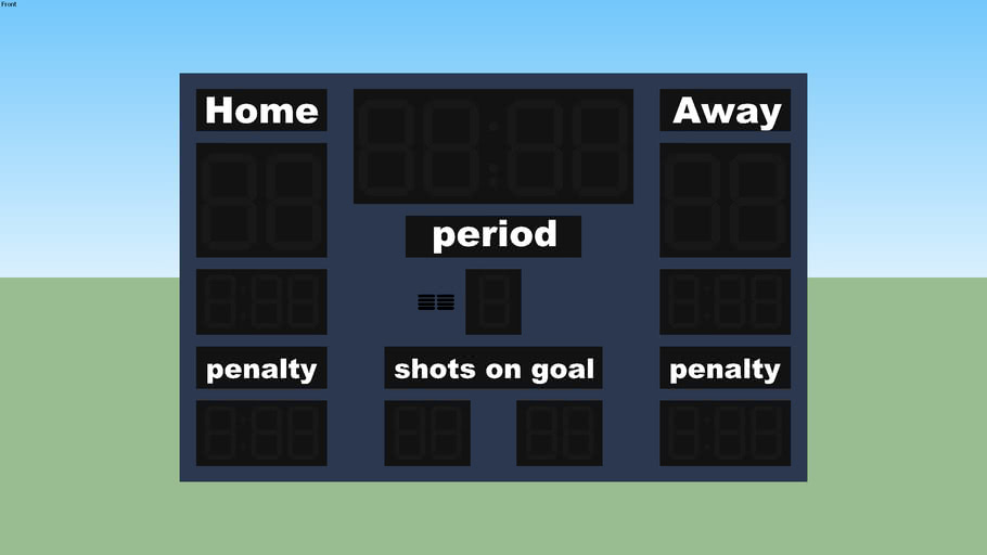 Hockey Scoreboard 3d Warehouse