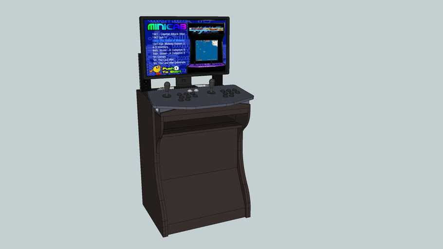 X Arcade Cabinet 3d Warehouse