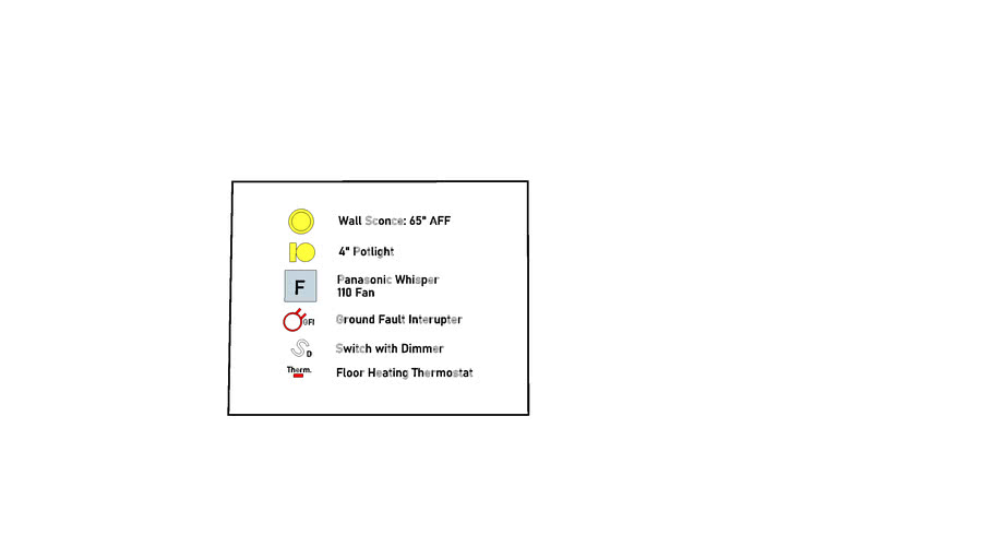 Electrical Plans Key 3D Warehouse