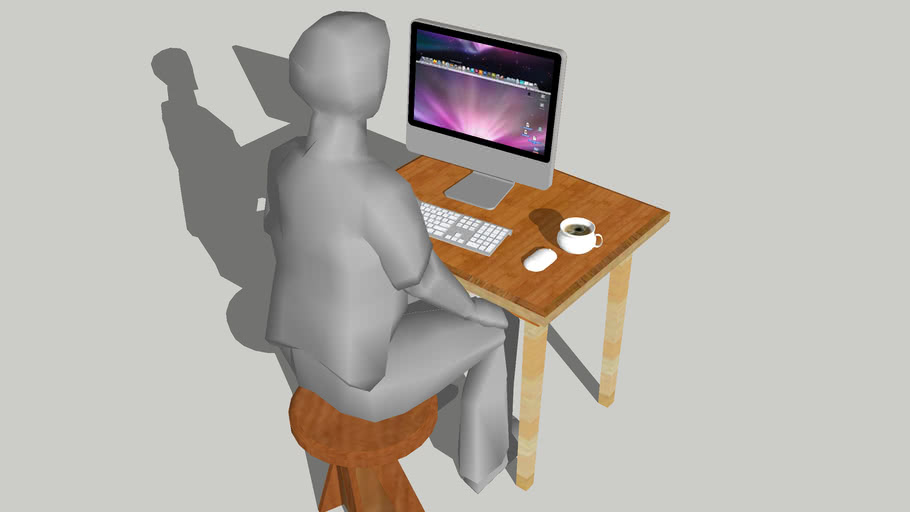 Small Table For Imac 3d Warehouse