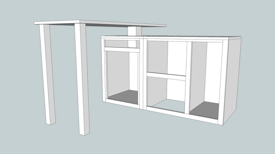 My Final Desk Design 3d Warehouse