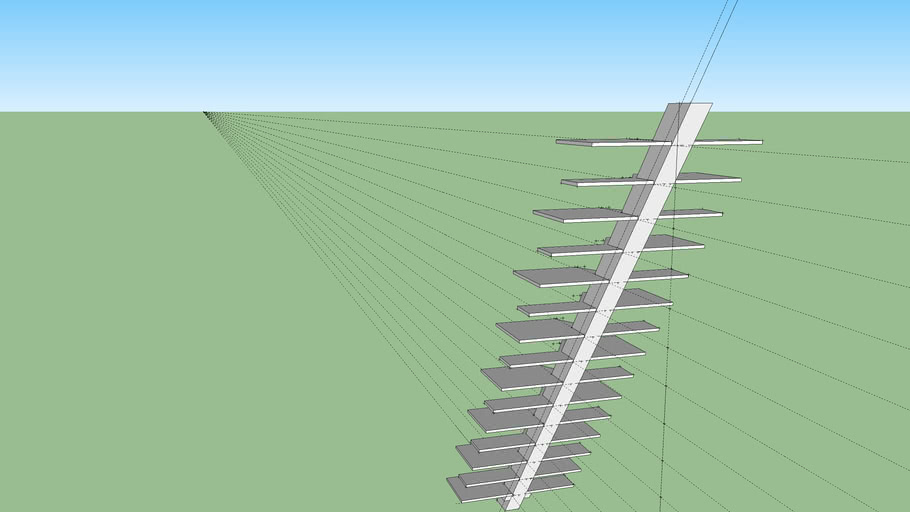 Escalera paso japonés | 3D Warehouse