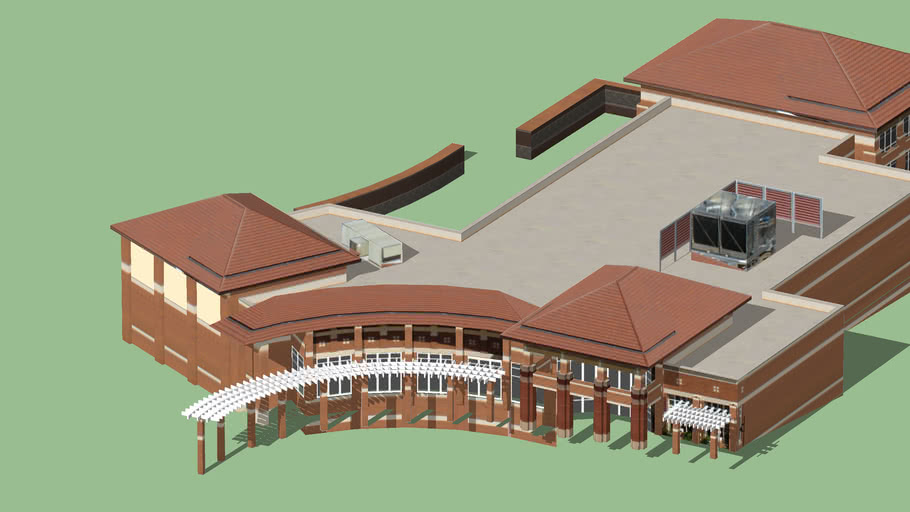 West End Dining Hall 3D Warehouse