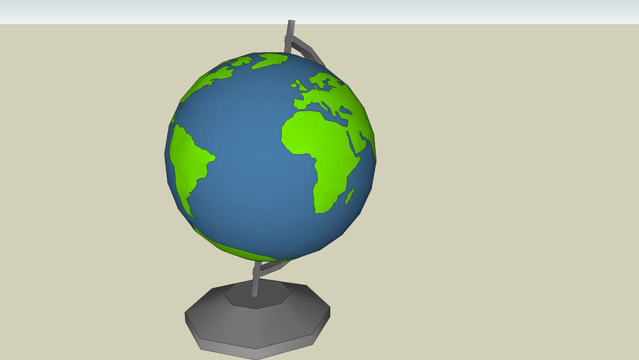 A Globe of Earth 3D Warehouse