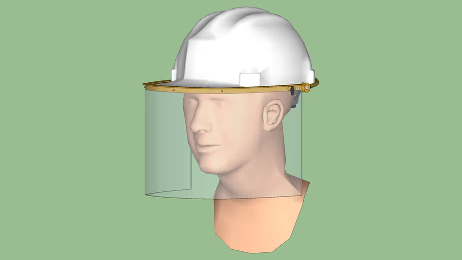 hard hat safety shield