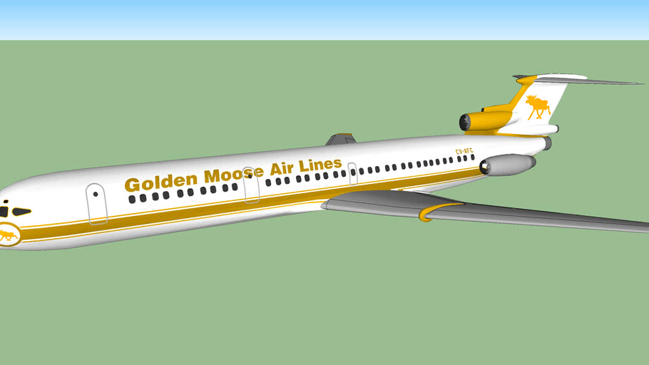 Golden Moose Air Lines (1968 [F]) - Hawker Siddeley Trident 3E