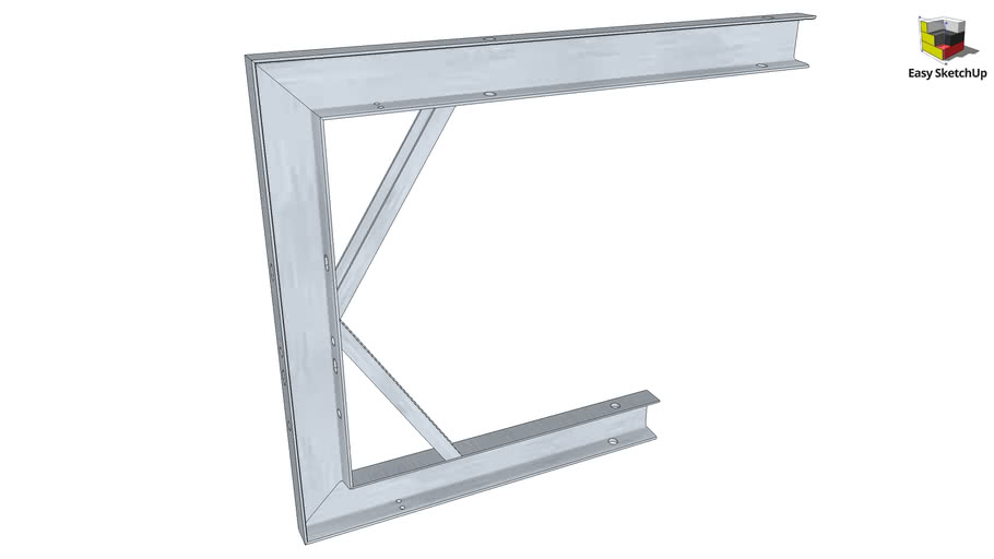 Aerial Cable Corner Support Bracket 3D Warehouse