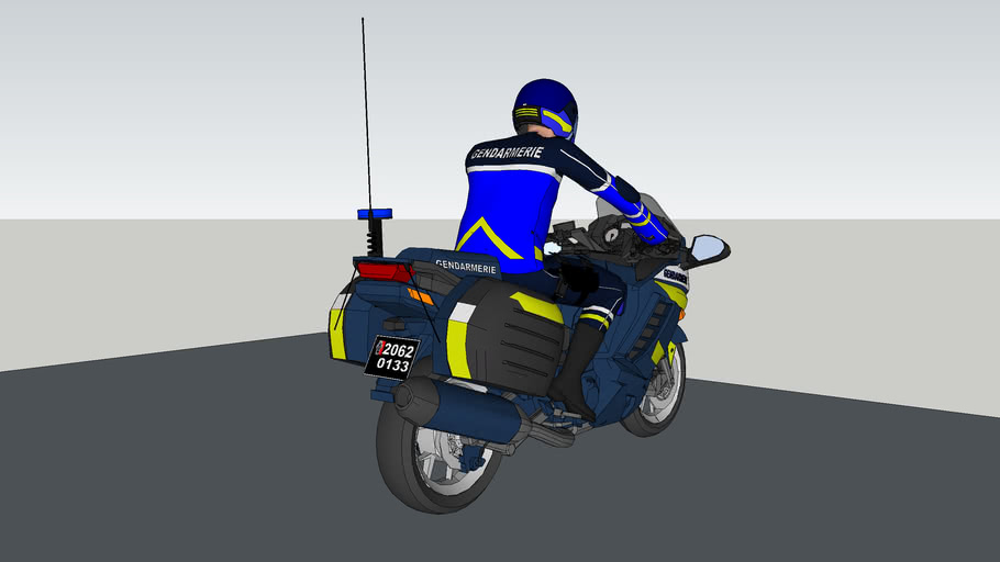 Gendarmerie Motard 3d Warehouse