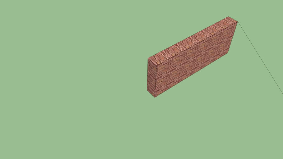 Muur 3D Warehouse