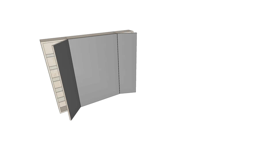 makeup mirror wall 3D Warehouse