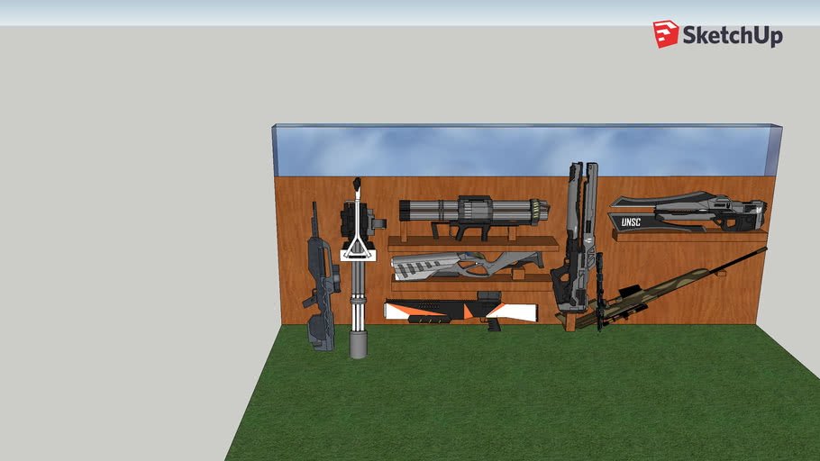 THE GUNS RACK | 3D Warehouse