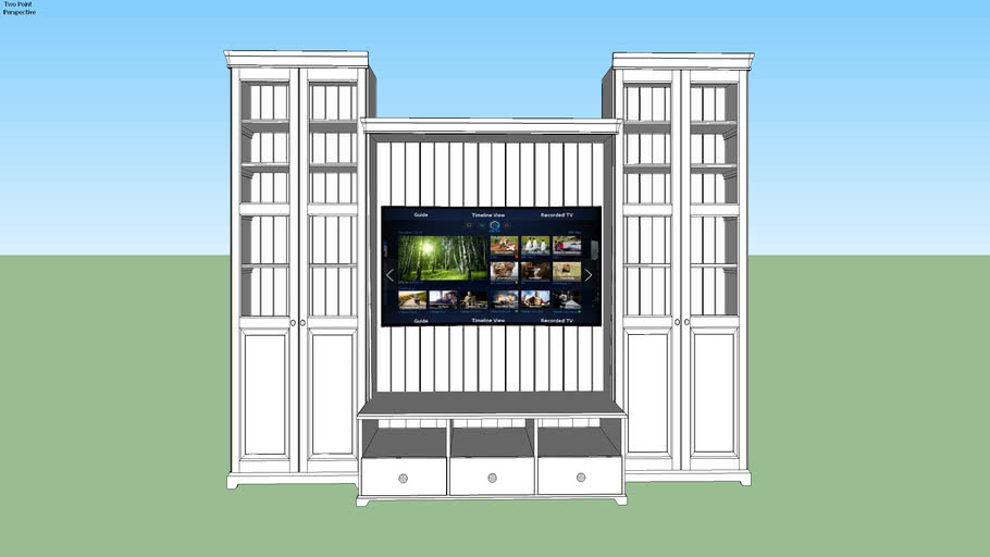 TV Media Builtins Plan 3D Warehouse