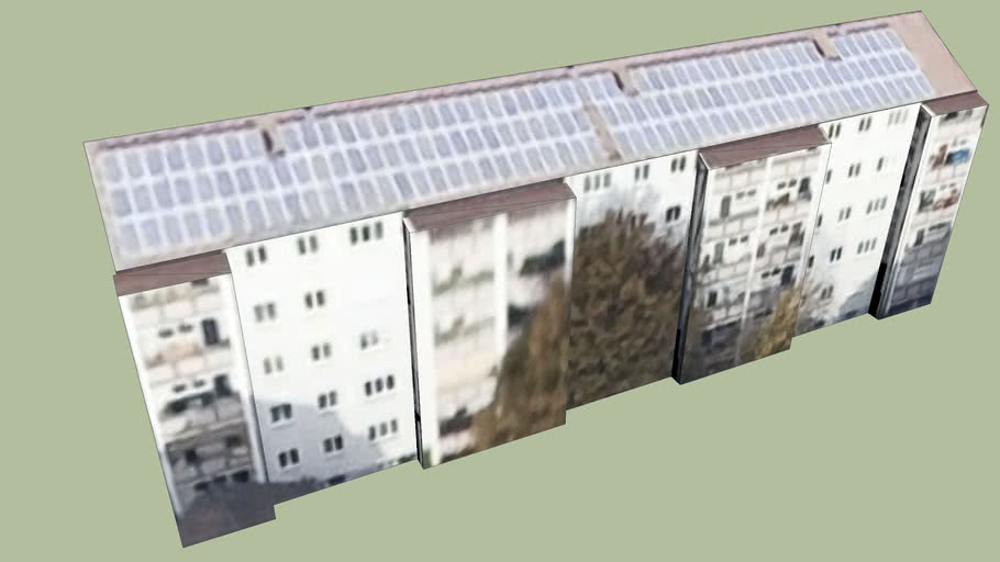 Building in Nuremberg, Germany, Max-Planck-Straße Model 2
