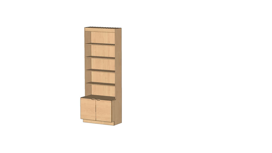 Perimeter Shelves Retail Display 3D Warehouse