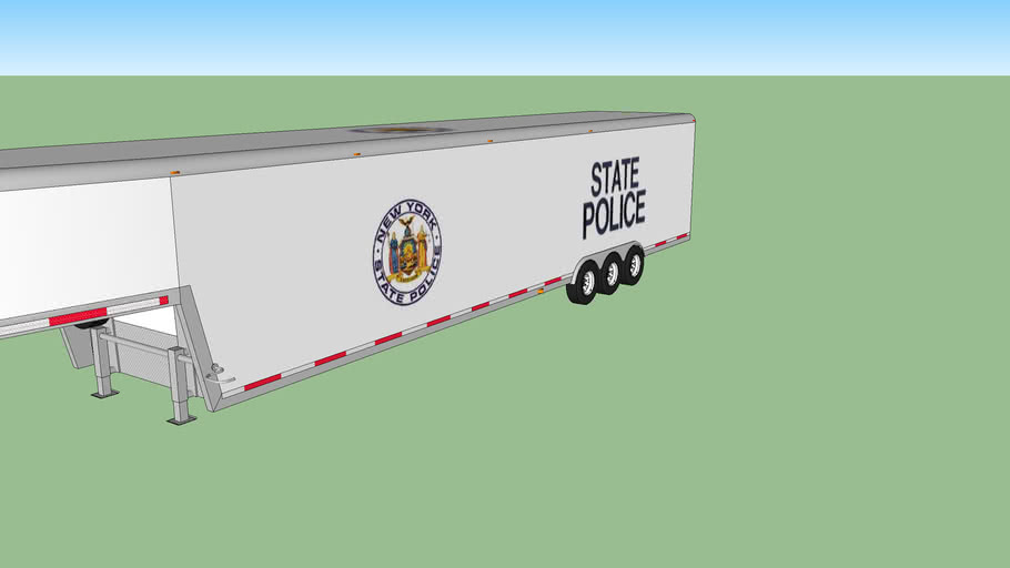 ny state trooper trailer 3D Warehouse