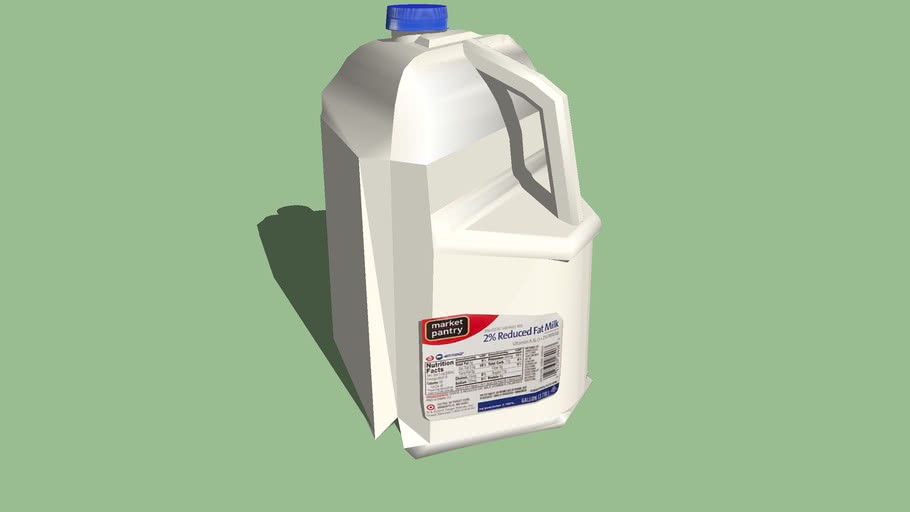 Gallon Jug Of Market Pantry Milk Target 3d Warehouse