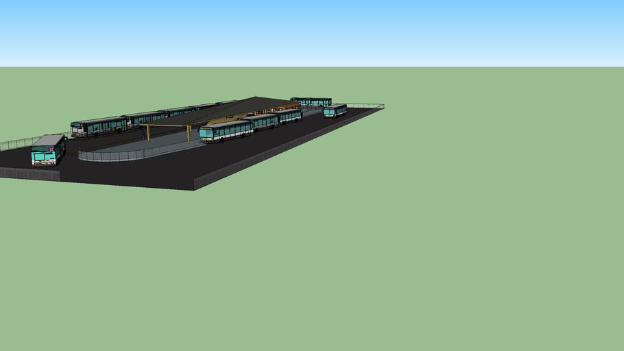 Gare routiére RATP du Château de Vincennes . | 3D Warehouse