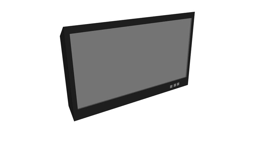 48' Samsung Flatscreen HDTV | 3D Warehouse