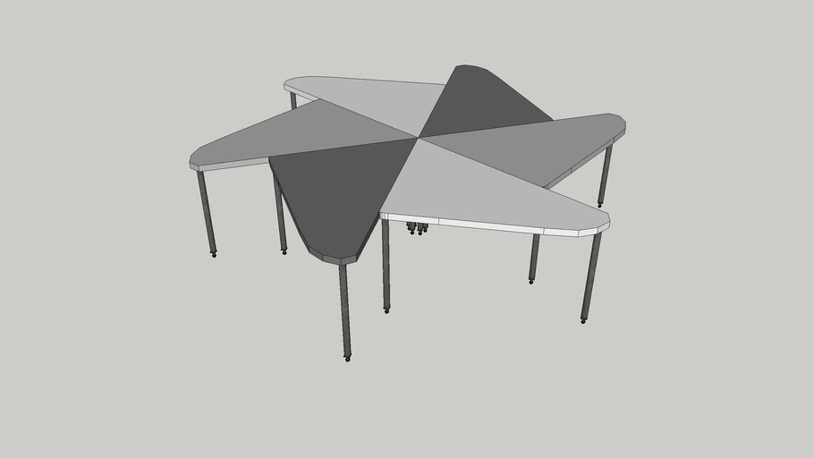 Modular Table 3d Warehouse