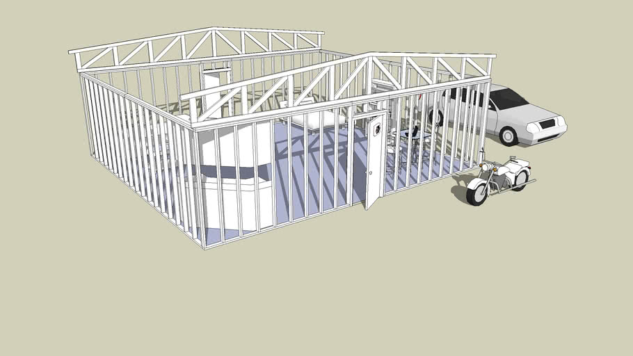 House almost built | 3D Warehouse