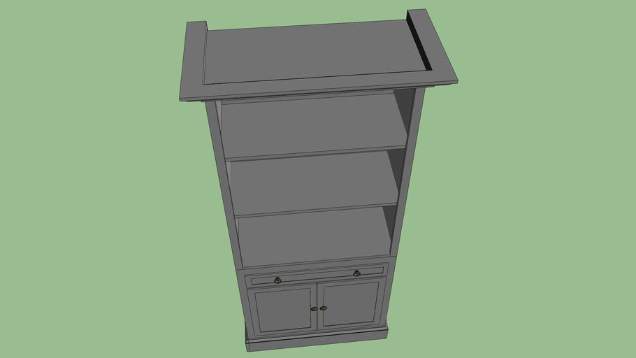 C&B Cameo Full Bookcase | 3D Warehouse