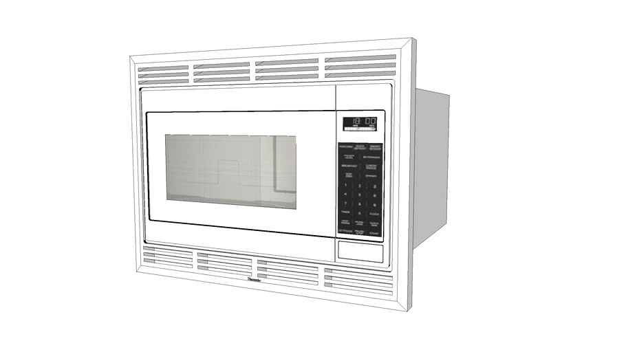 Thermador Builtin Microwave MBES 3D Warehouse