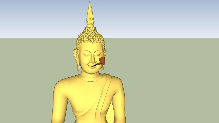 Buddha con pipa | 3D Warehouse