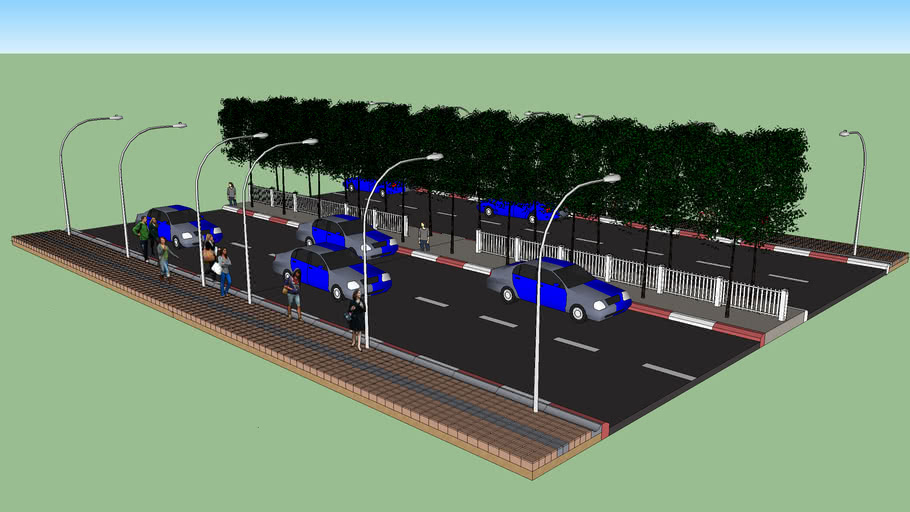 Road model 3D Warehouse