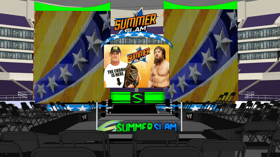 wwe summer slam concept stage 2 3D Warehouse