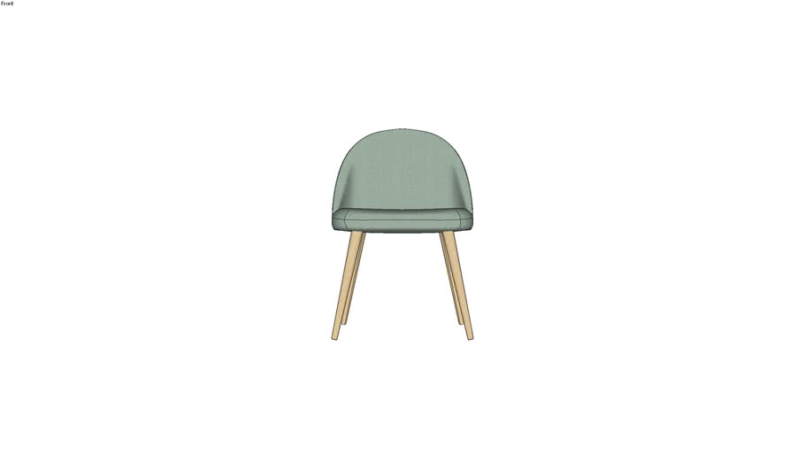 mauricette-chaise-vintage-vert-clair-et-bouleau-massif-3d-warehouse