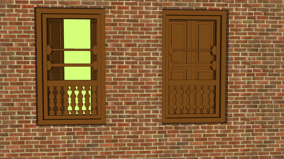 Classic window 3D Warehouse