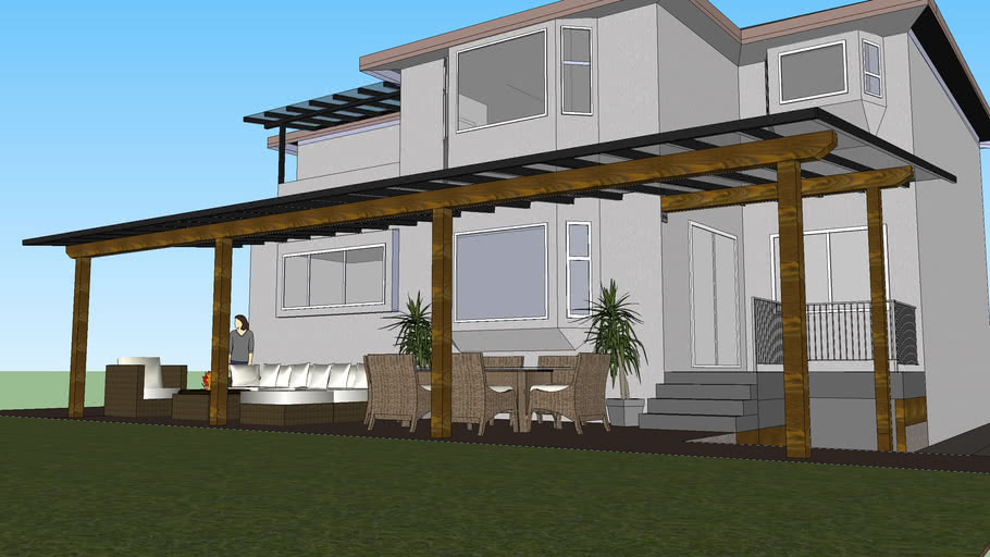 Hybrid Patio Cover 3D Warehouse