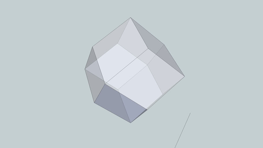 Rhombic Dodecahedron 3D Warehouse