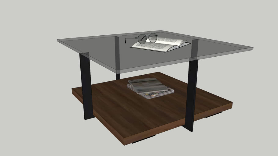 Coffee table CT408 Blogg Gwinner GHD 3D Warehouse