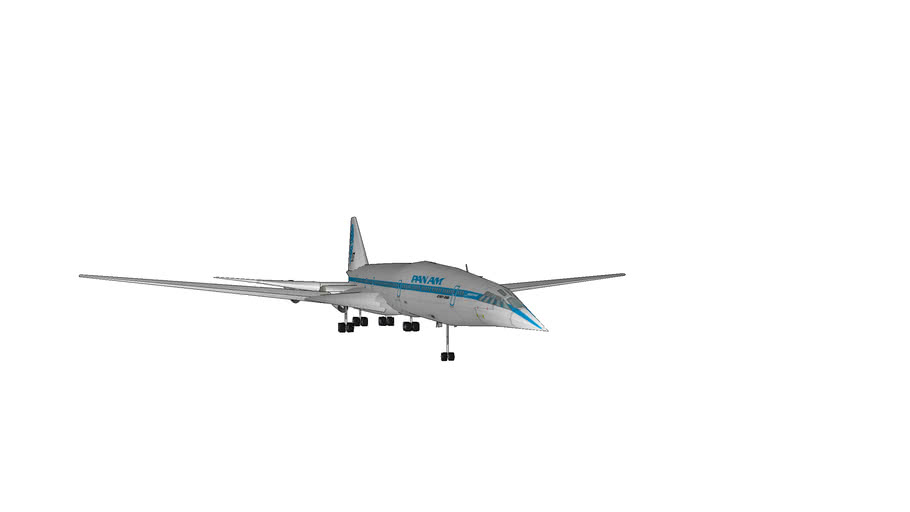 Panam Boeing B2707 0 Sst 3d Warehouse