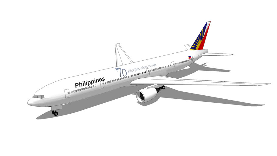 Philippine Airlines '70 Asia's first, shining through' | 3D Warehouse