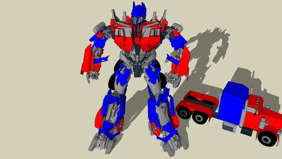 transformers optimus 3D Warehouse